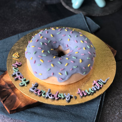 3D Donut Cake with Sprinkles